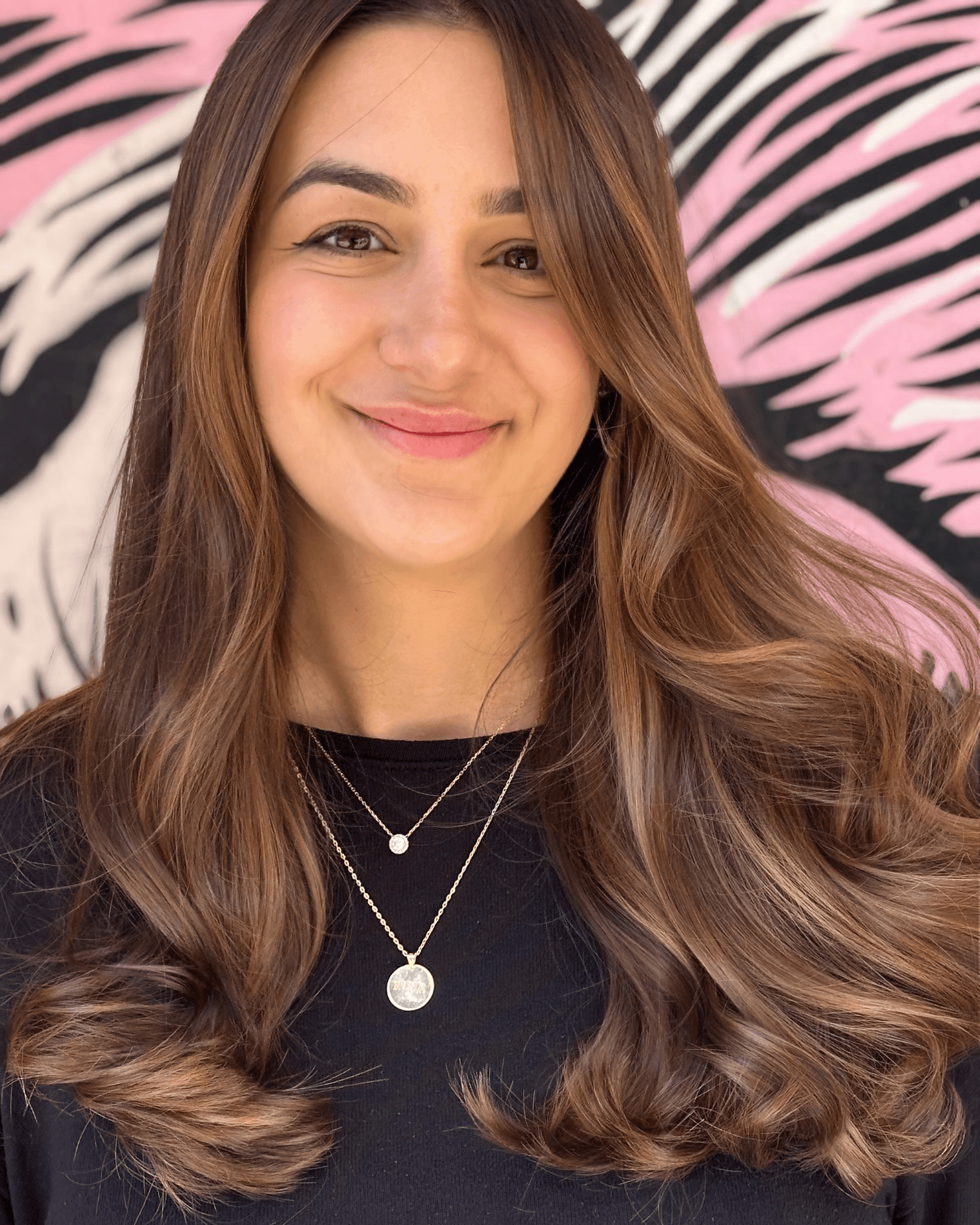 Hair salon Lower East Side NYC client result Color And Andy - hair gloss treatment NYC